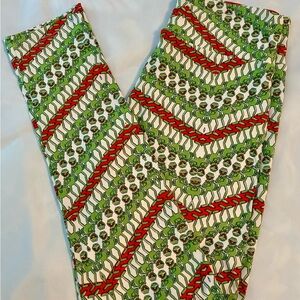 LuLaRoe Disney Collection OS Kermit Muppet Leggings - NEW